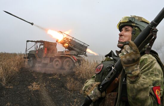 Russia Ukraine Military Operation Artillery Unit