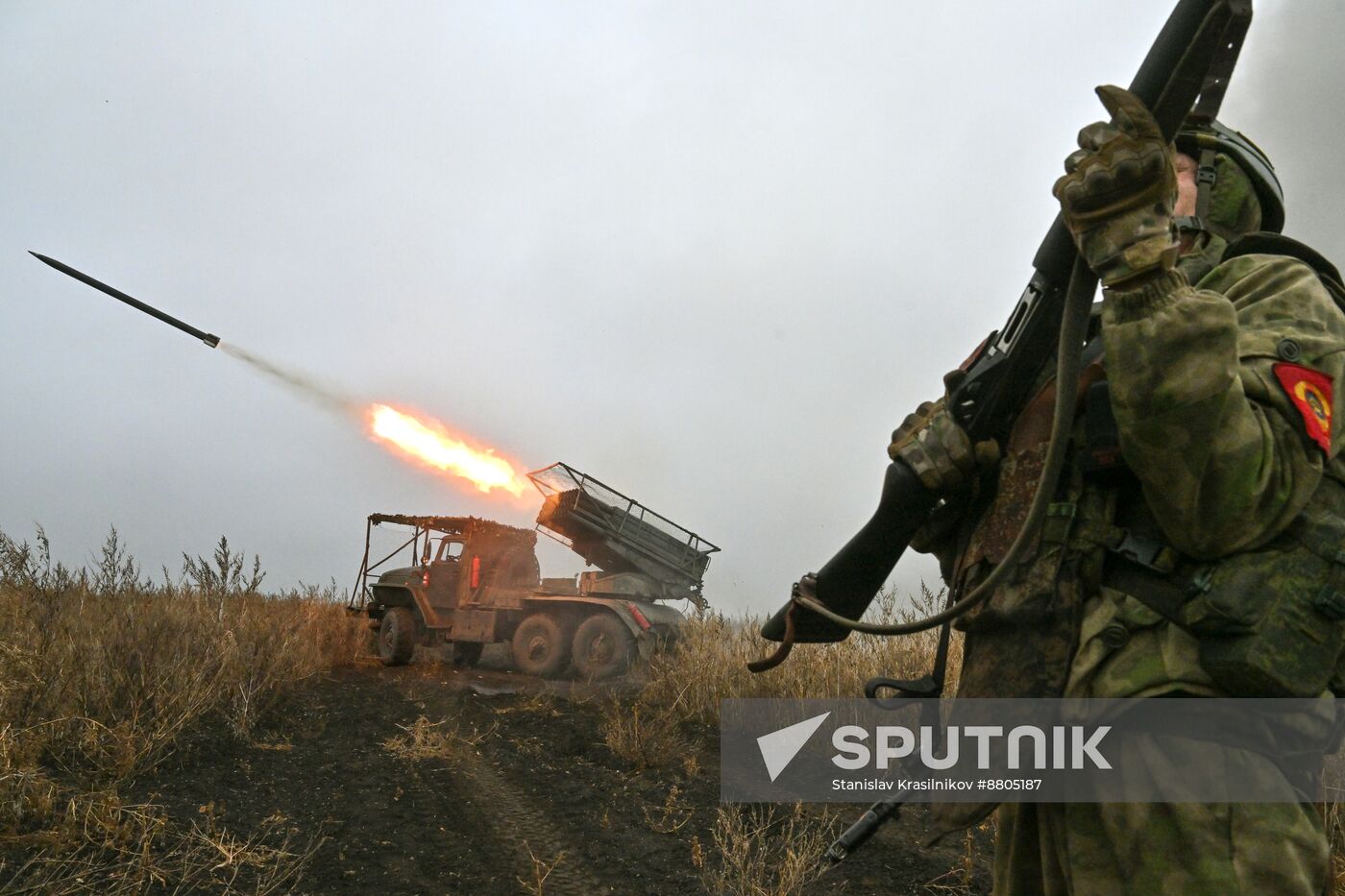 Russia Ukraine Military Operation Artillery Unit