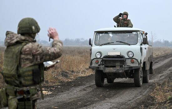 Russia Ukraine Military Operation Artillery Unit