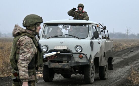 Russia Ukraine Military Operation Artillery Unit