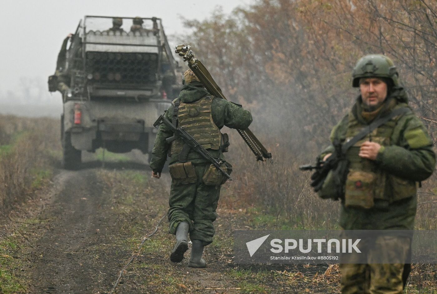 Russia Ukraine Military Operation Artillery Unit