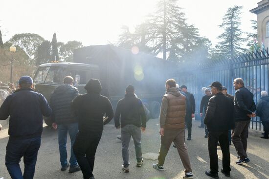 Abkhazia Russia Investment Deal Protests