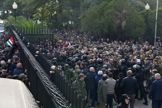 Abkhazia Russia Investment Deal Protests