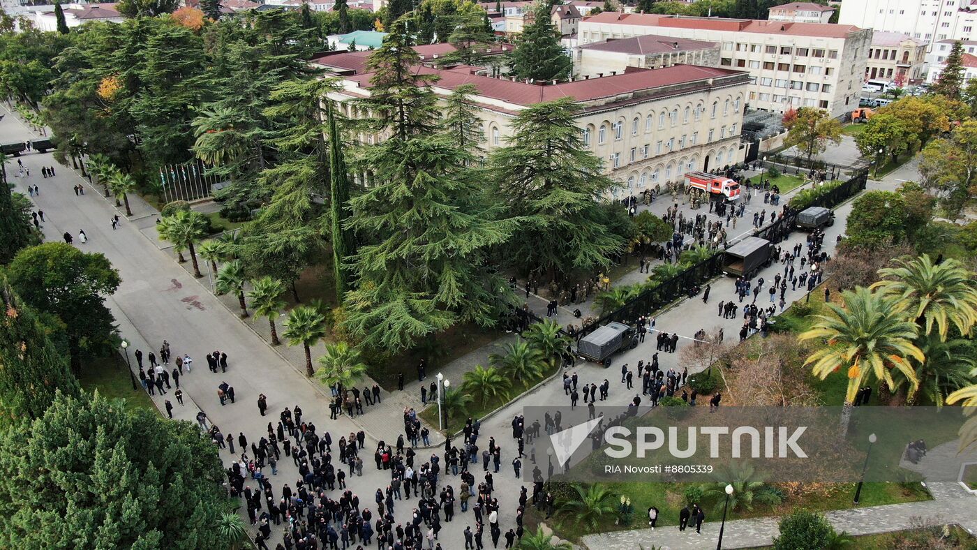 Abkhazia Russia Investment Deal Protests