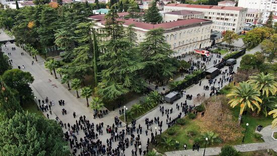 Abkhazia Russia Investment Deal Protests