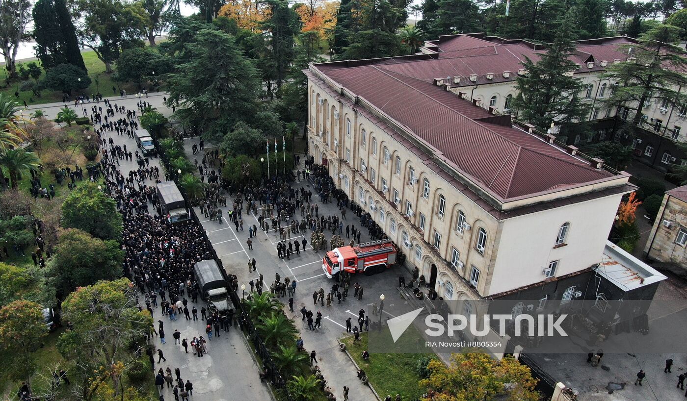 Abkhazia Russia Investment Deal Protests