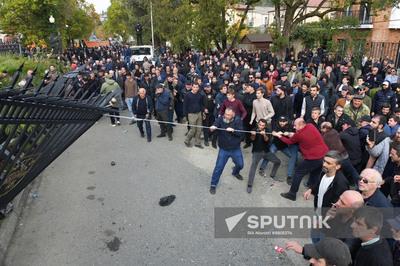 Abkhazia Russia Investment Deal Protests