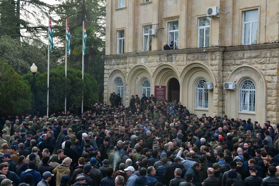 Abkhazia Russia Investment Deal Protests