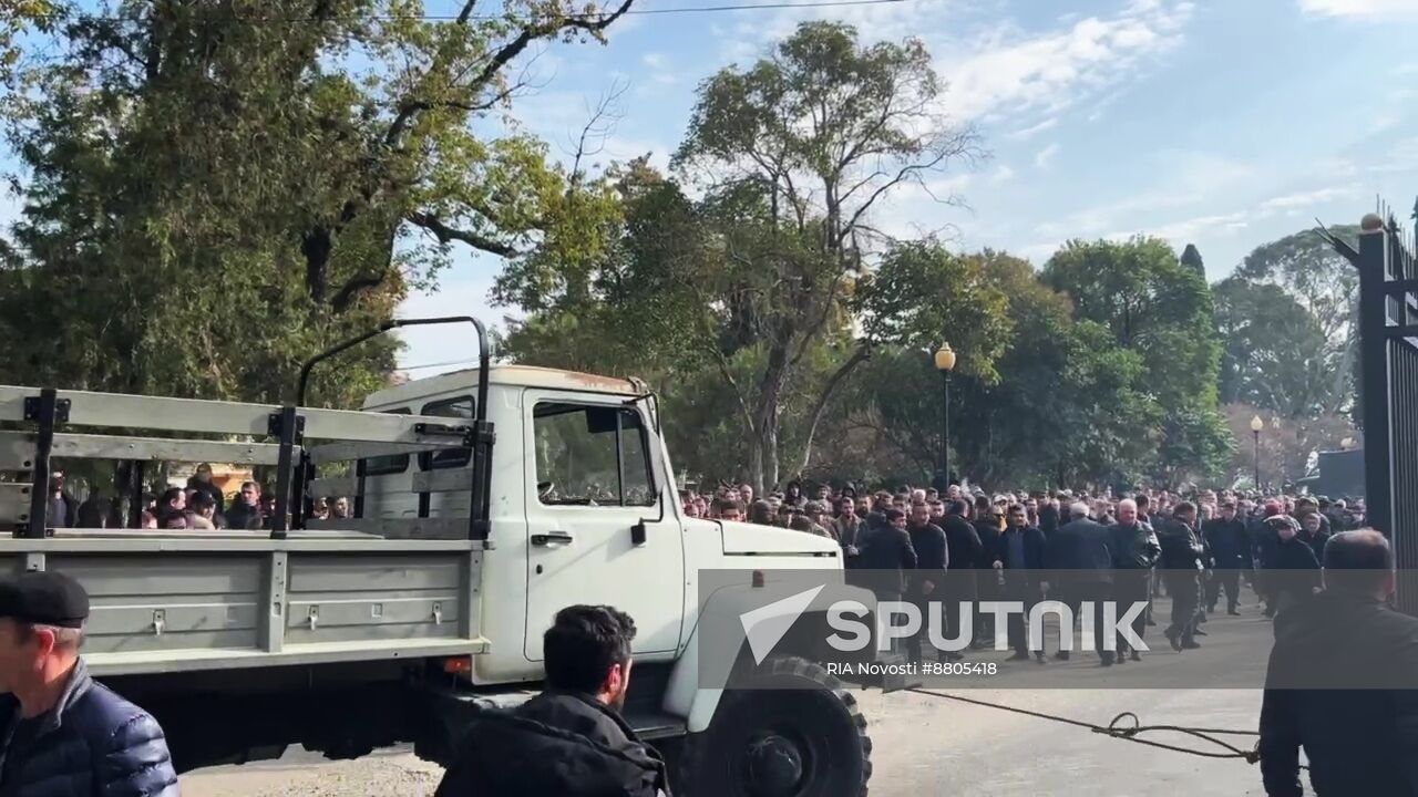 Abkhazia Russia Investment Deal Protests