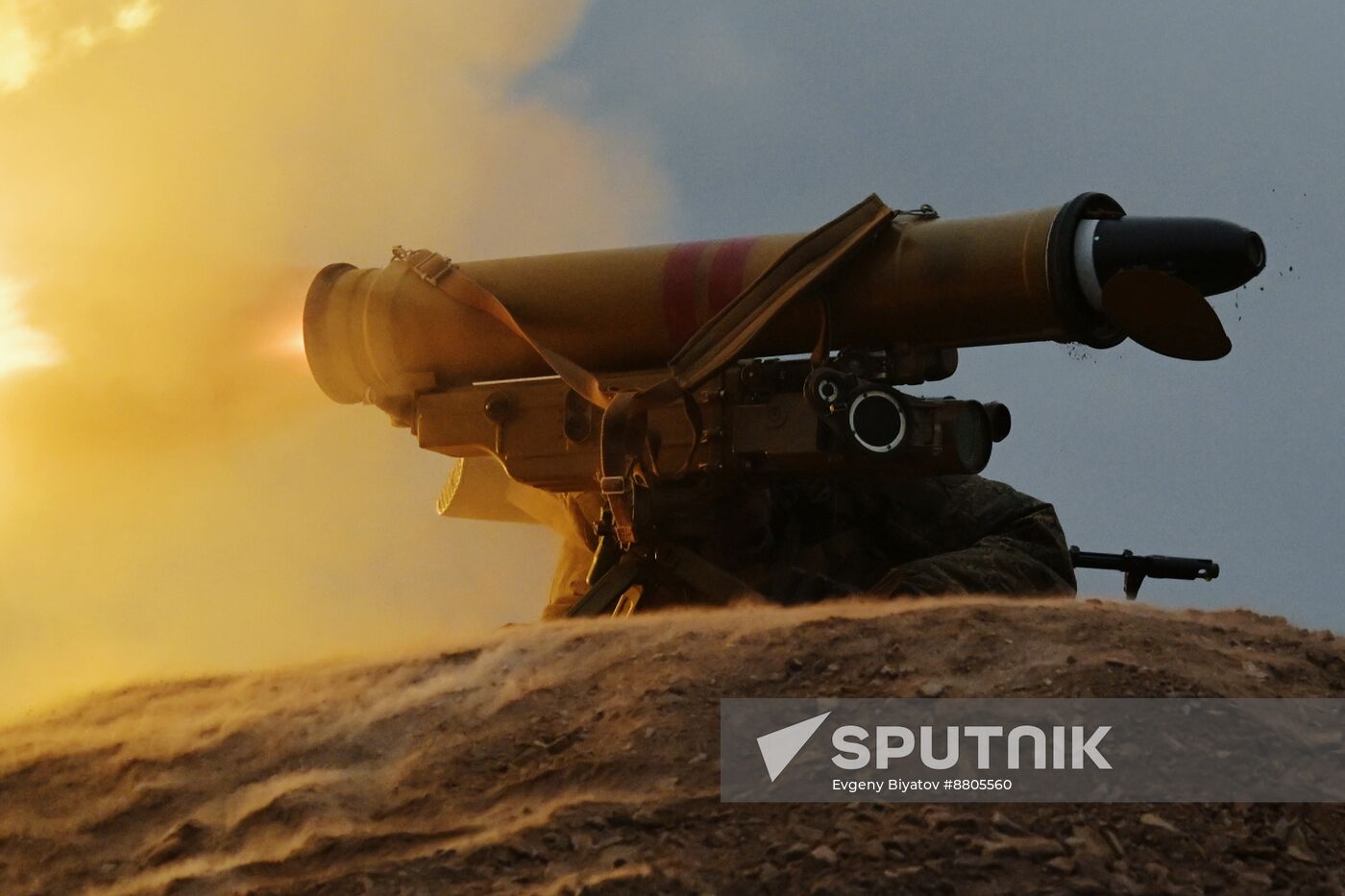 Russia Ukraine Military Operation Anti-Tank Missile System Crews