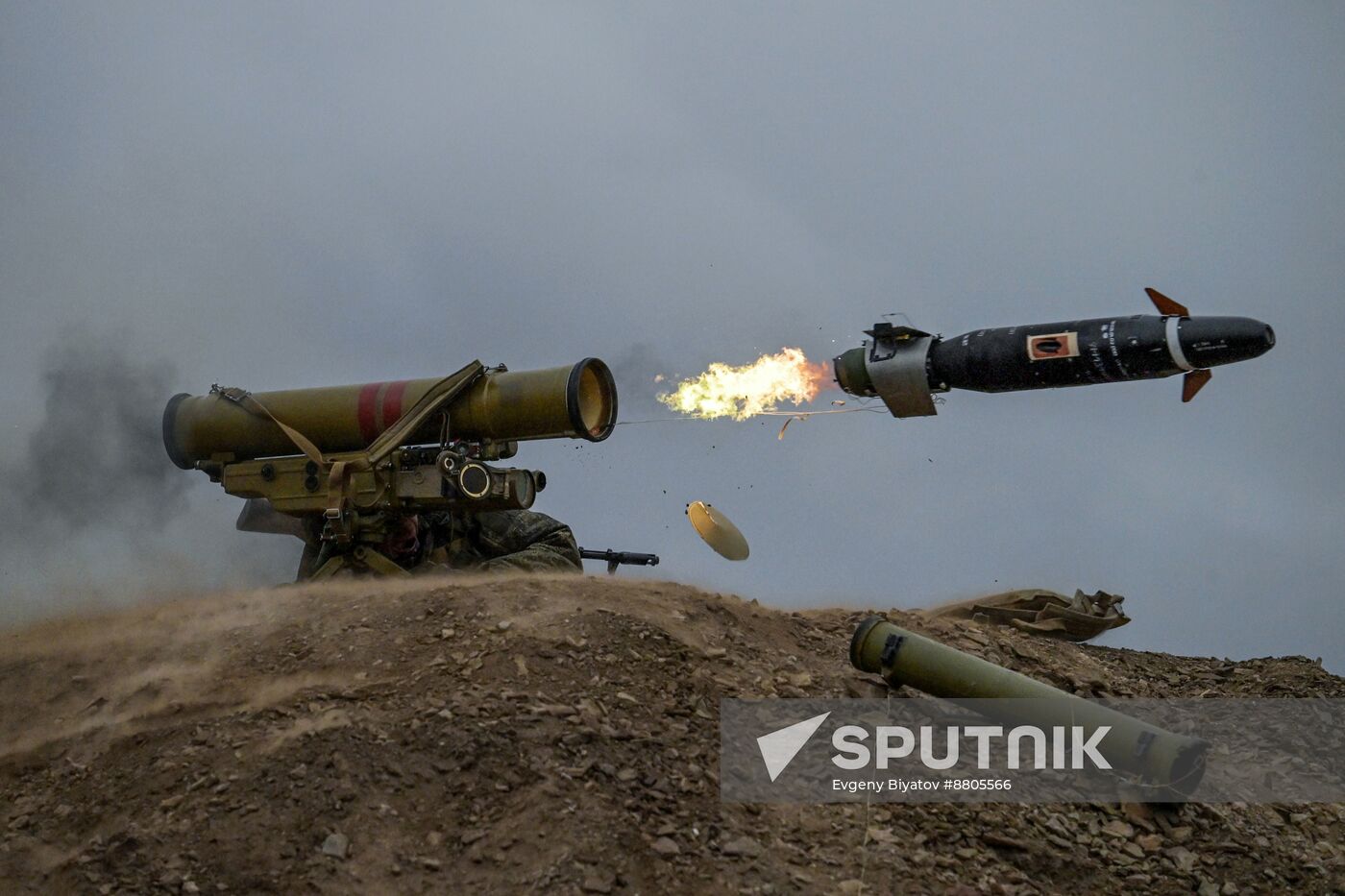 Russia Ukraine Military Operation Anti-Tank Missile System Crews