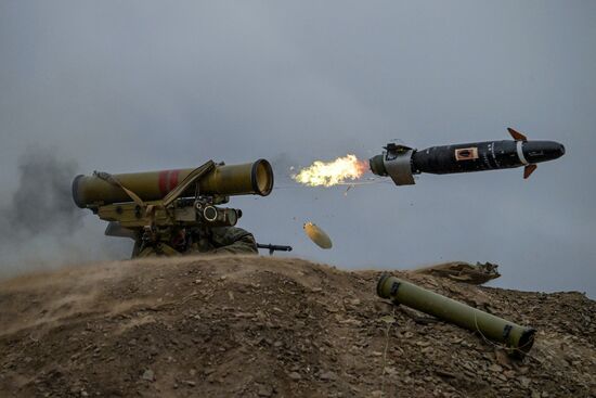 Russia Ukraine Military Operation Anti-Tank Missile System Crews