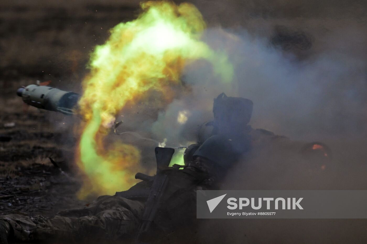 Russia Ukraine Military Operation Anti-Tank Missile System Crews