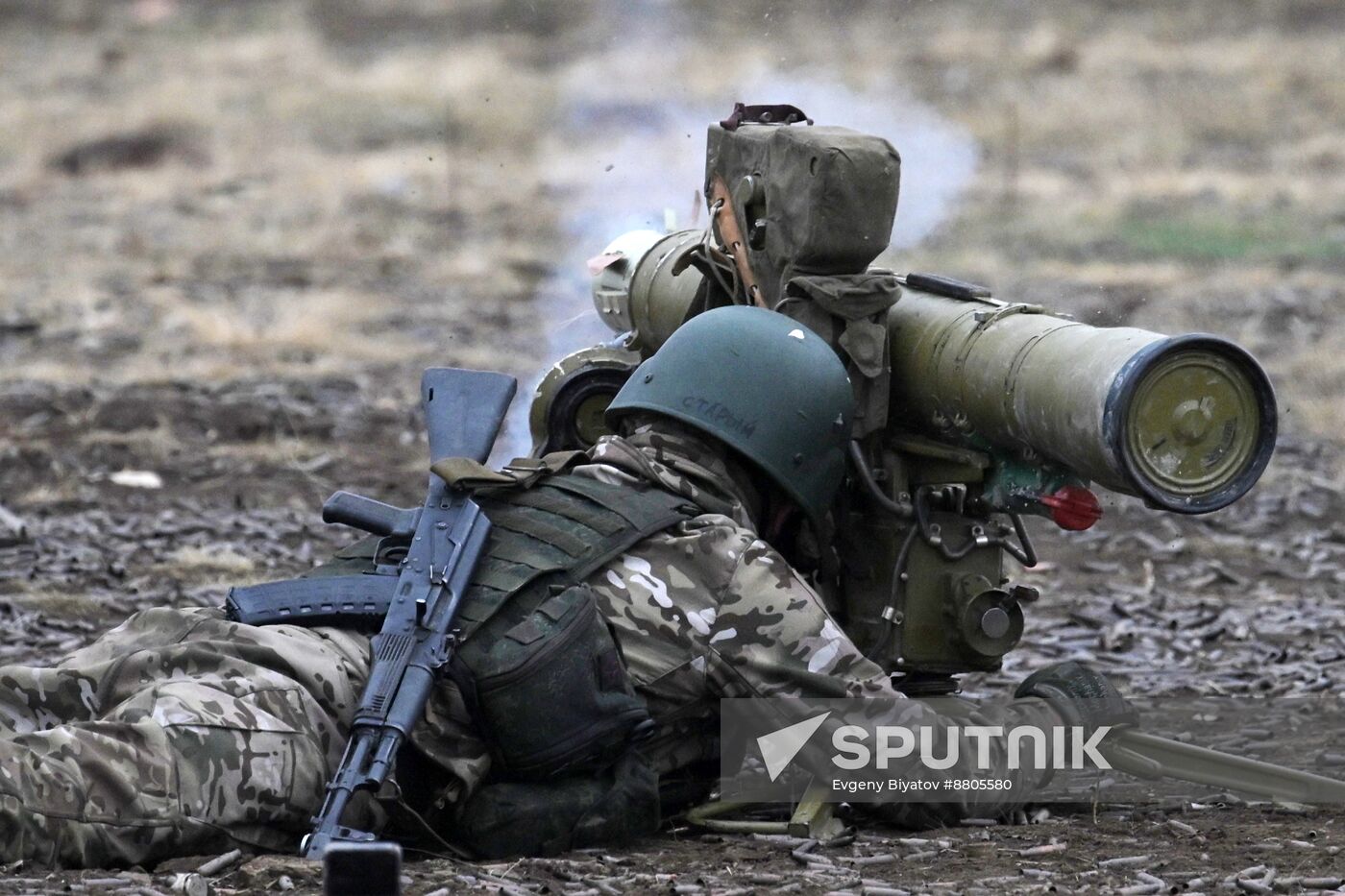 Russia Ukraine Military Operation Anti-Tank Missile System Crews