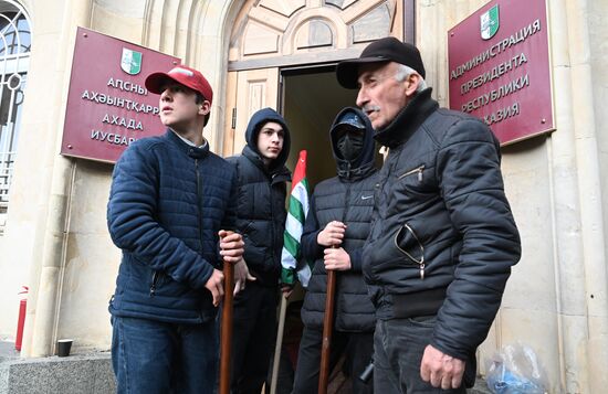 Abkhazia Russia Investment Deal Protests