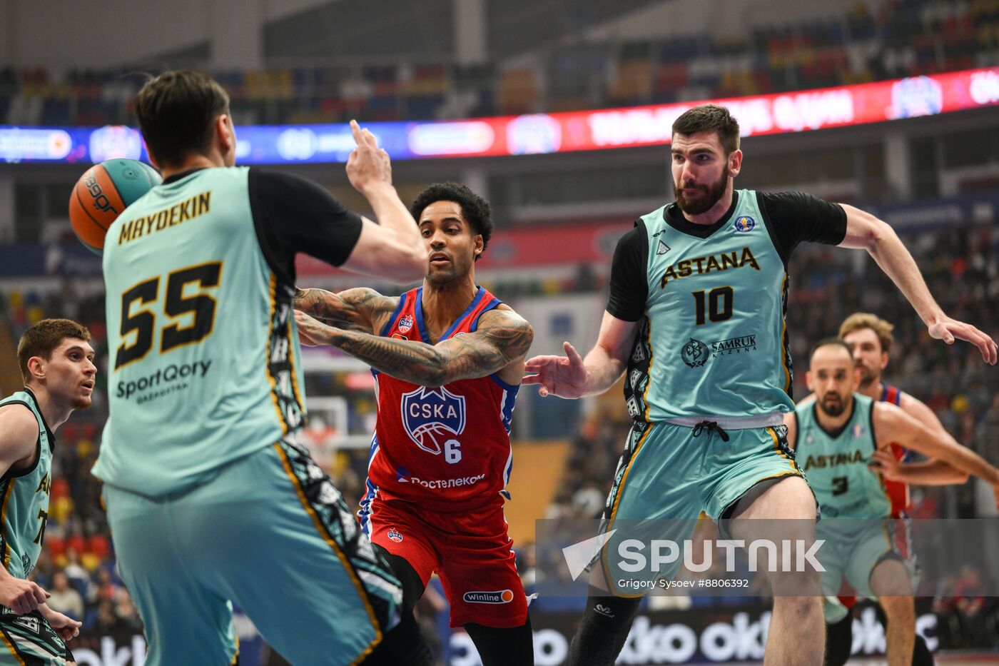 Russia Basketball United League CSKA - Astana