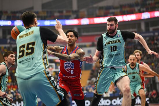 Russia Basketball United League CSKA - Astana