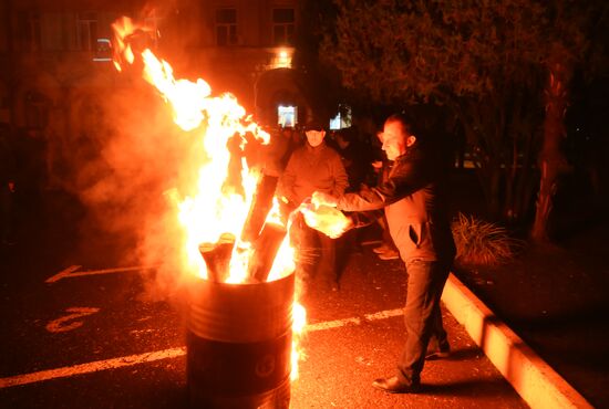 Abkhazia Russia Investment Deal Protests