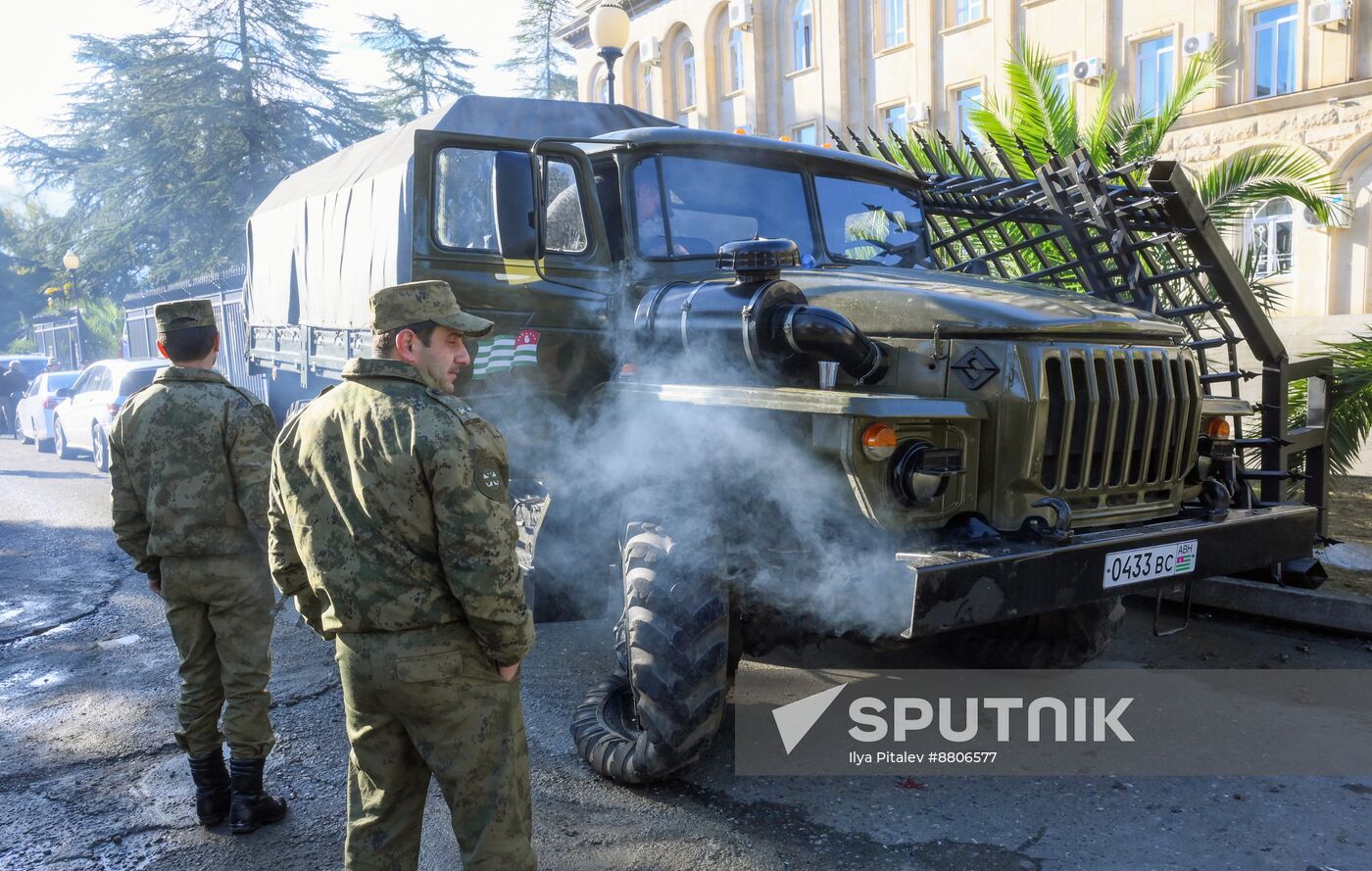 Abkhazia Russia Investment Deal Protests