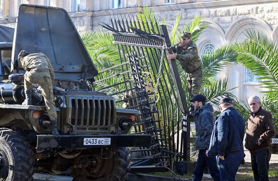 Abkhazia Russia Investment Deal Protests