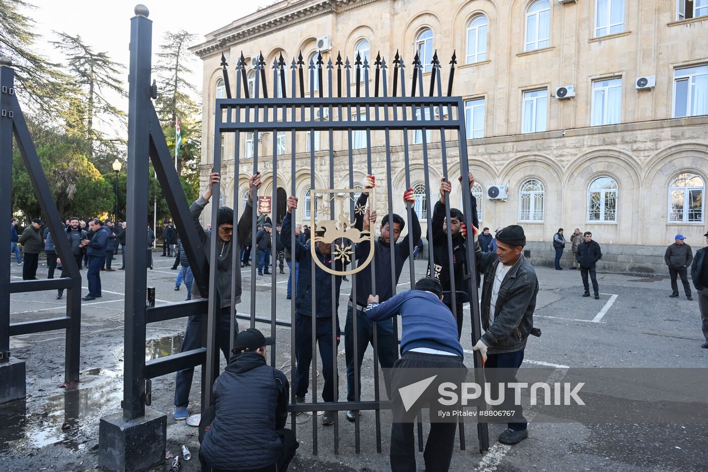 Abkhazia Russia Investment Deal Protests