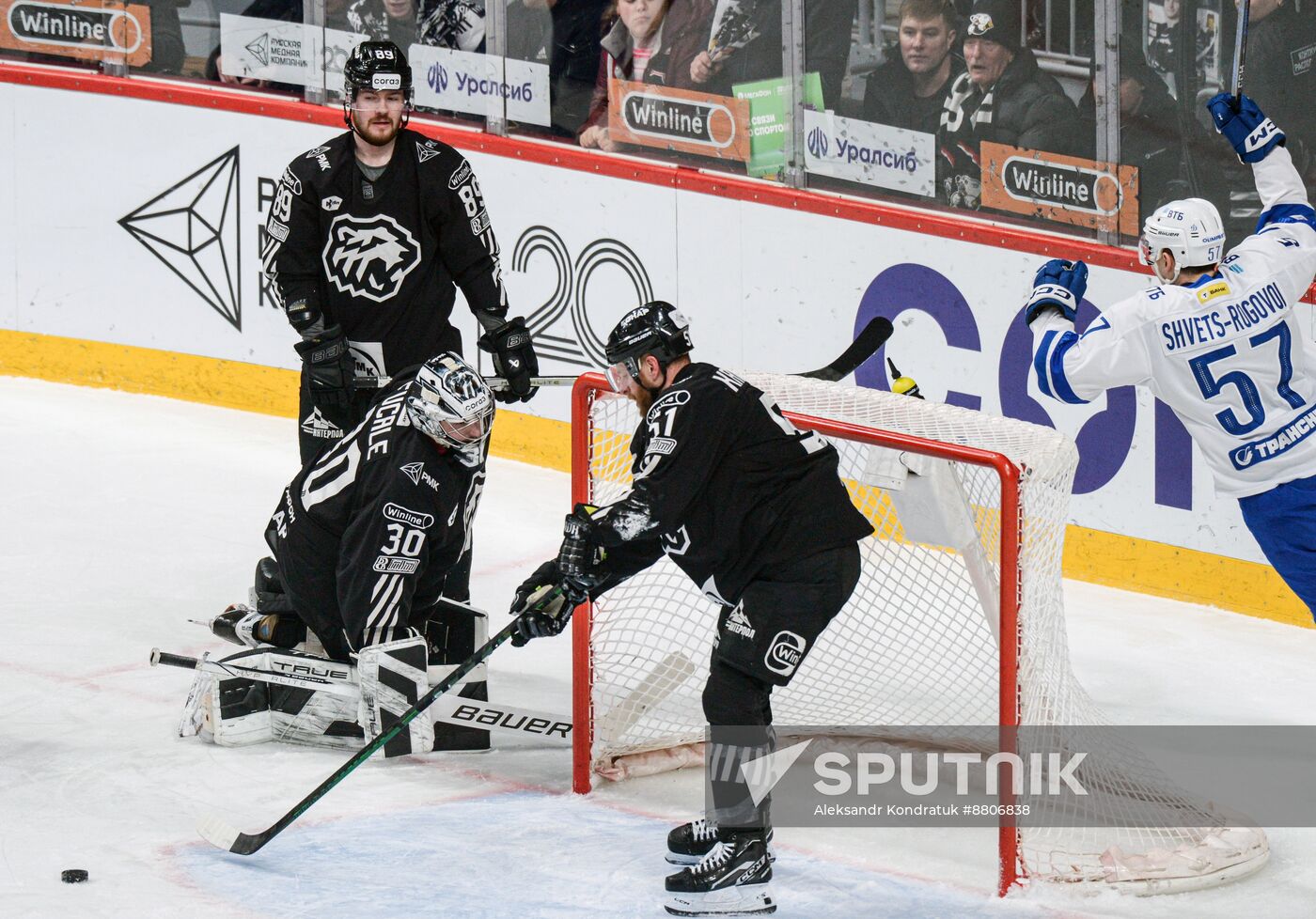 Russia Ice Hockey Kontinental League Traktor - Dynamo