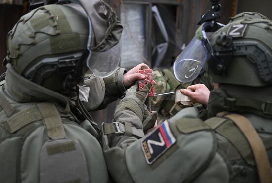 Russia Ukraine Military Operation Selidovo Demining