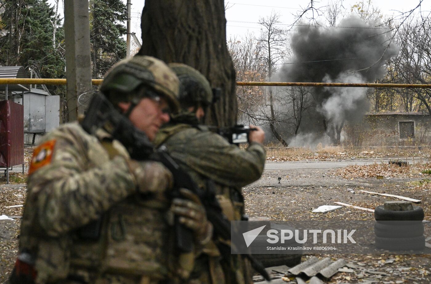 Russia Ukraine Military Operation Selidovo Demining