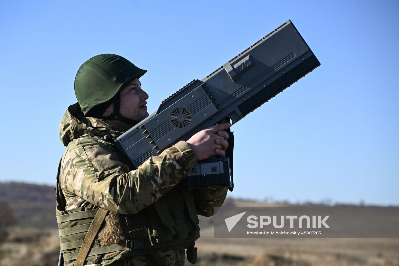 Russia Ukraine Military Operation Anti-Drone Unit