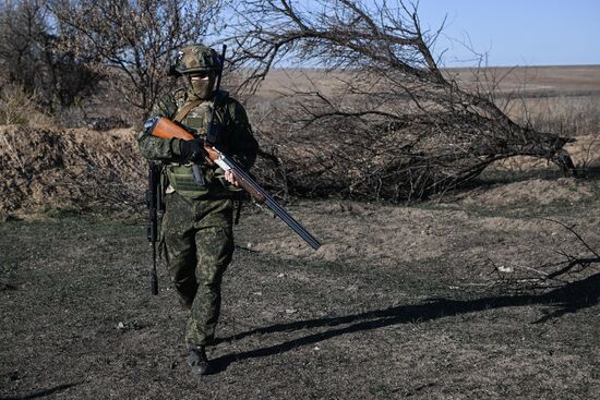 Russia Ukraine Military Operation Anti-Drone Unit