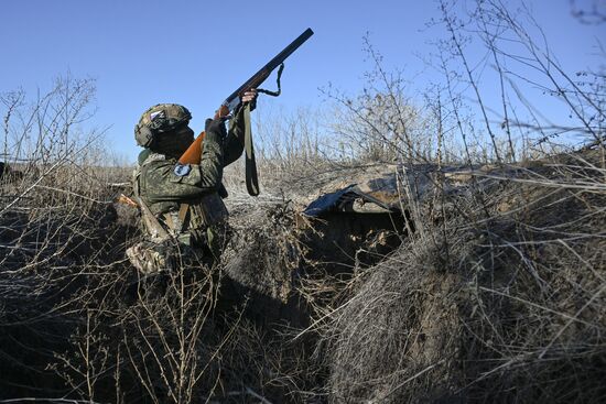 Russia Ukraine Military Operation Anti-Drone Unit