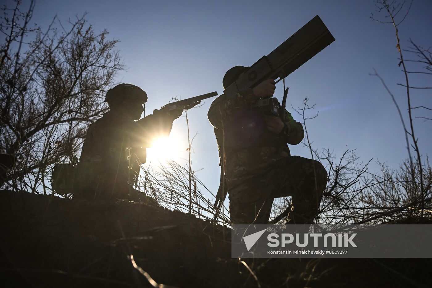 Russia Ukraine Military Operation Anti-Drone Unit