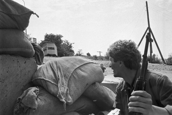 Armed conflict between Georgian and Abkhaz separatists in 1992-1993