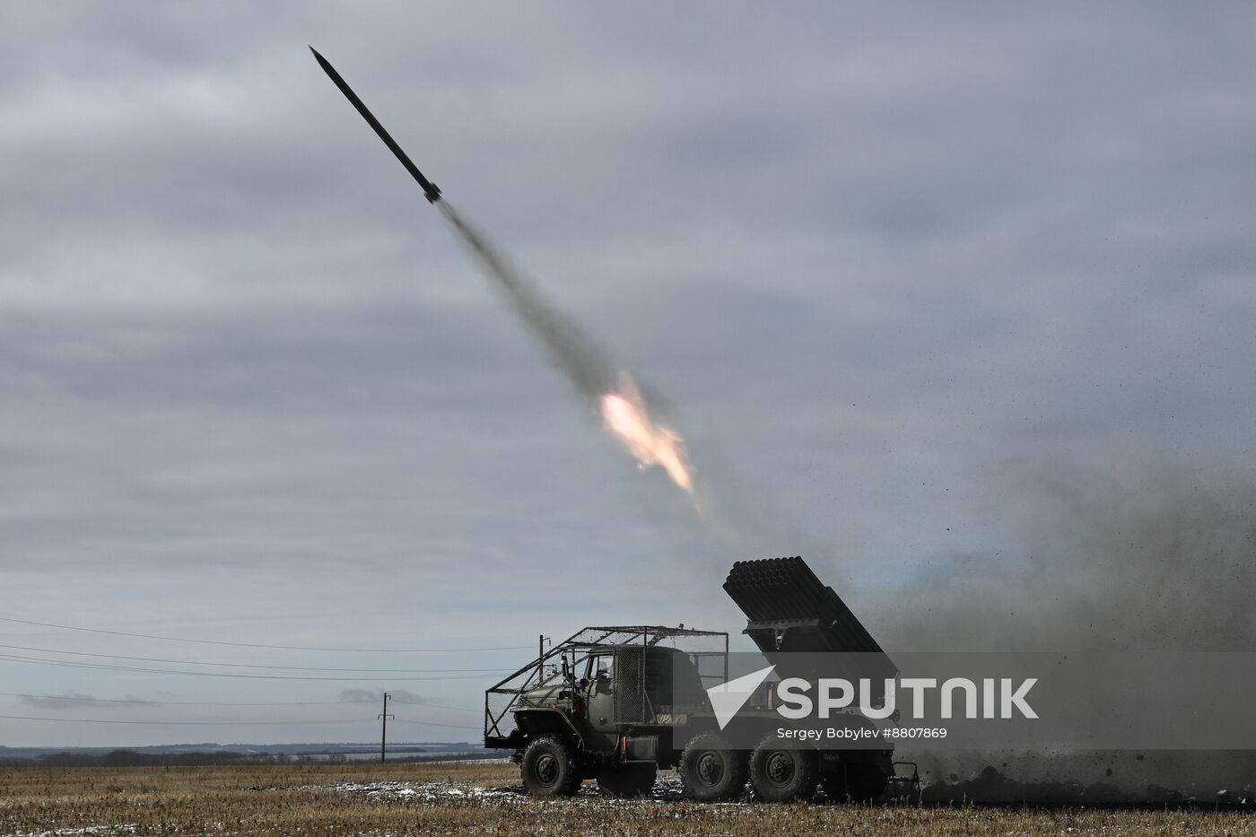 Russia Ukraine Military Operation Artillery Unit