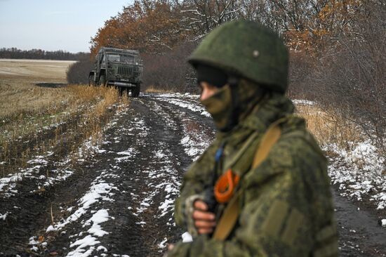 Russia Ukraine Military Operation Artillery Unit