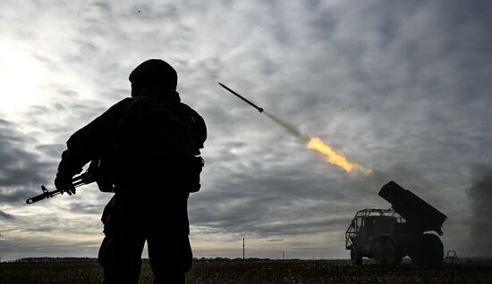 Russia Ukraine Military Operation Artillery Unit