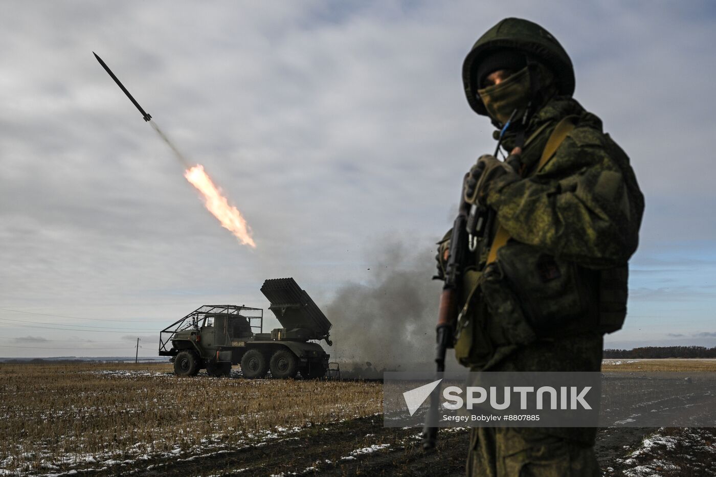 Russia Ukraine Military Operation Artillery Unit