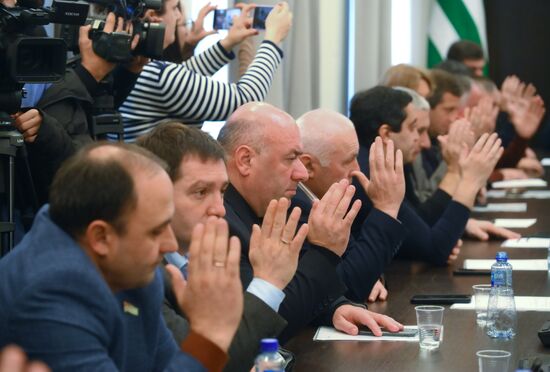 Abkhazia President Resignation