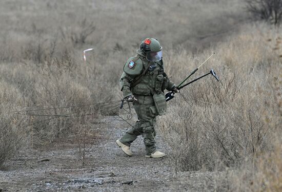 Russia Ukraine Military Operation Demining