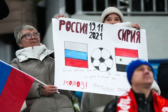 Russia Soccer Friendly Russia - Syria