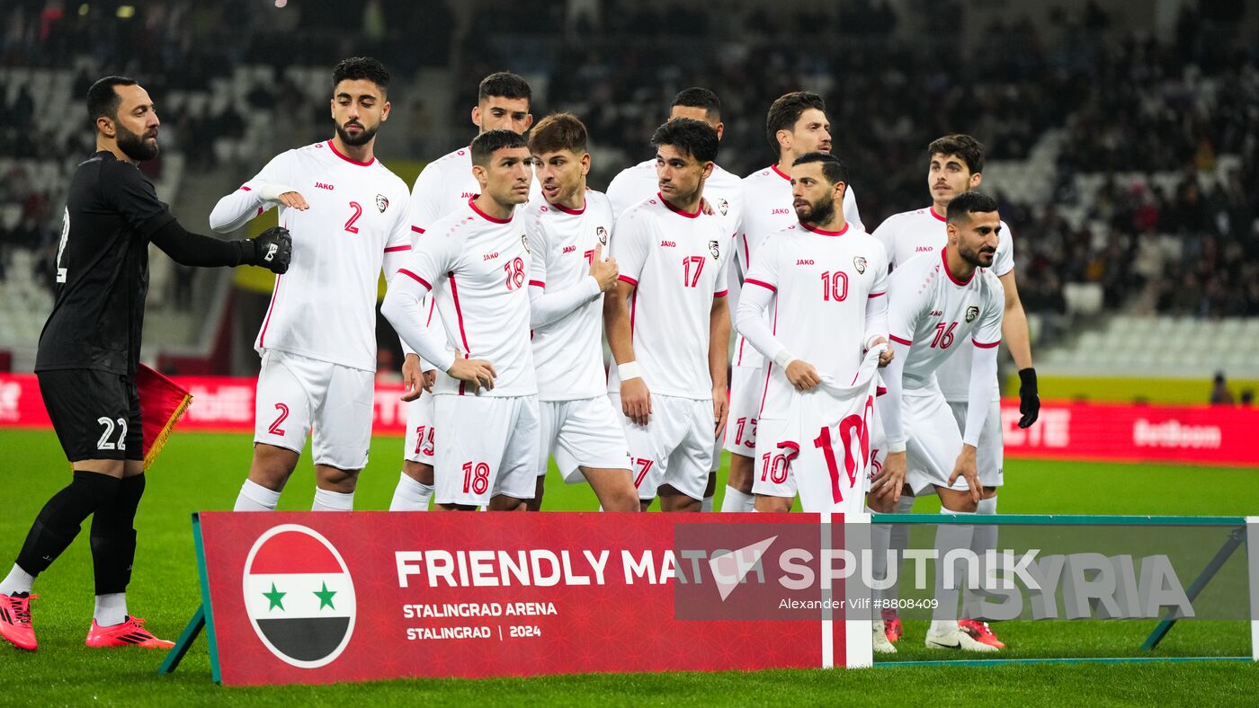 Russia Soccer Friendly Russia - Syria