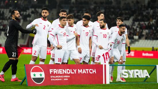 Russia Soccer Friendly Russia - Syria