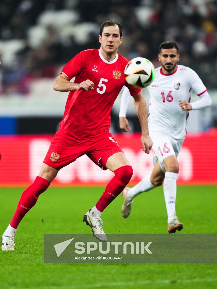 Russia Soccer Friendly Russia - Syria