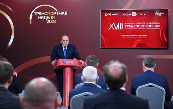 Russia Mishustin Transport Forum