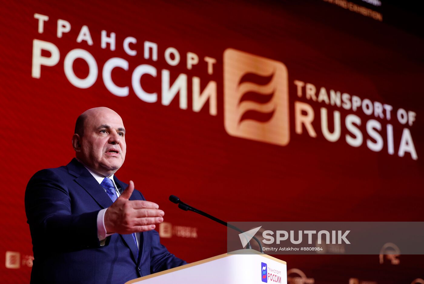 Russia Mishustin Transport Forum