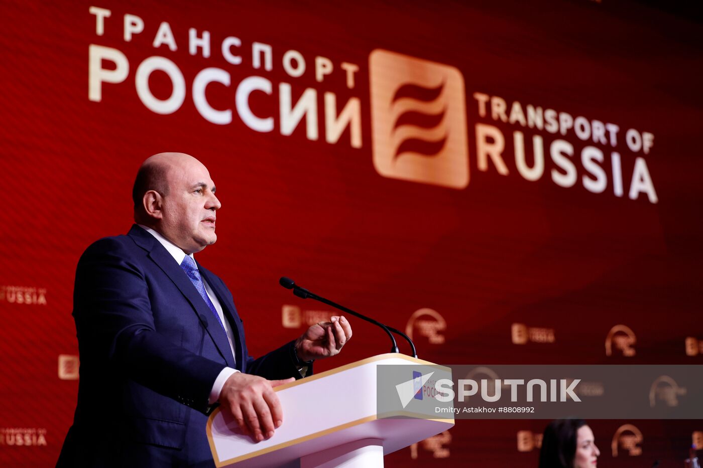 Russia Mishustin Transport Forum