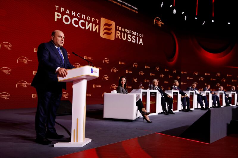 Russia Mishustin Transport Forum