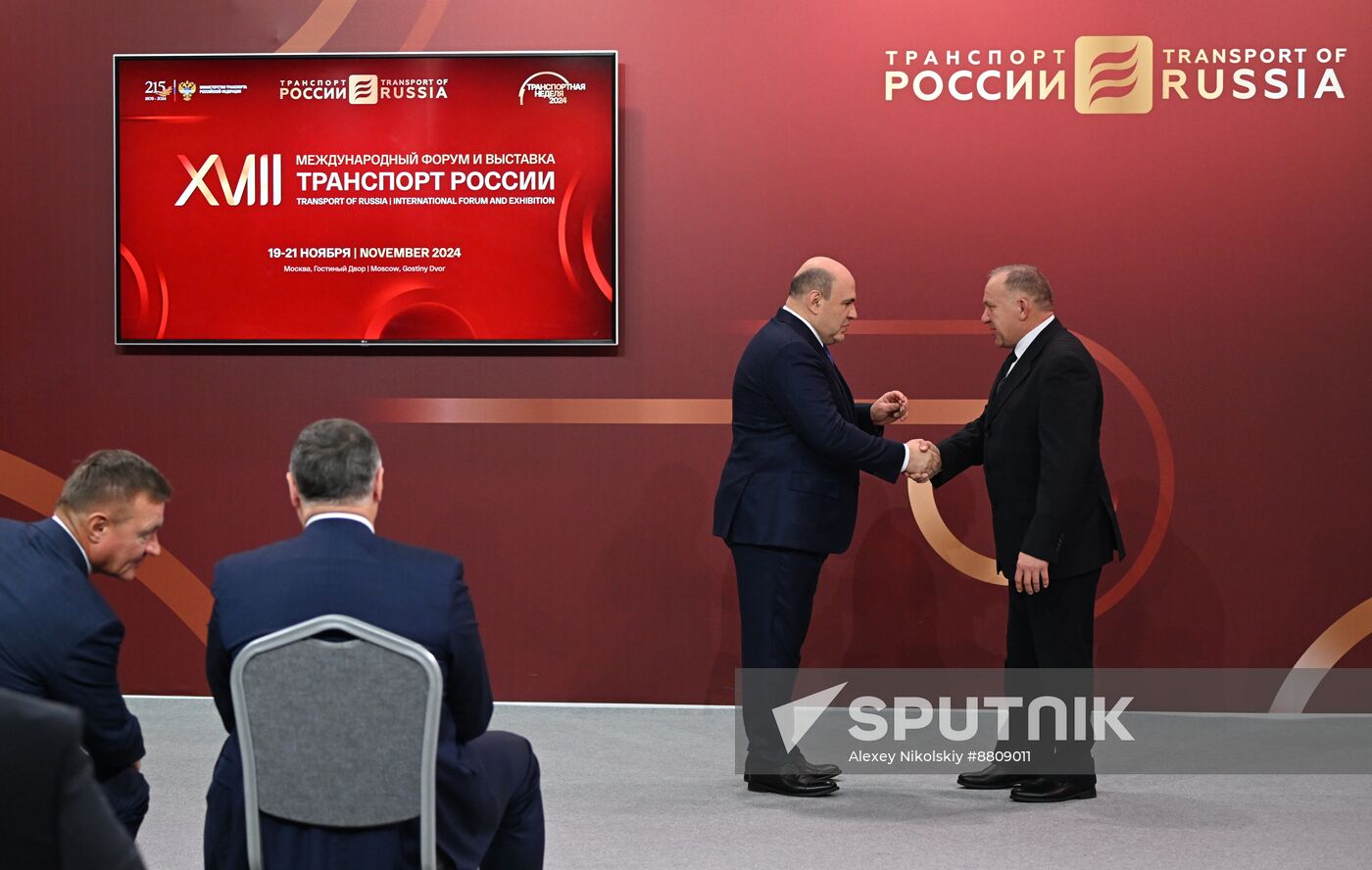 Russia Mishustin Transport Forum