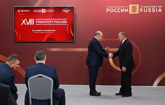 Russia Mishustin Transport Forum