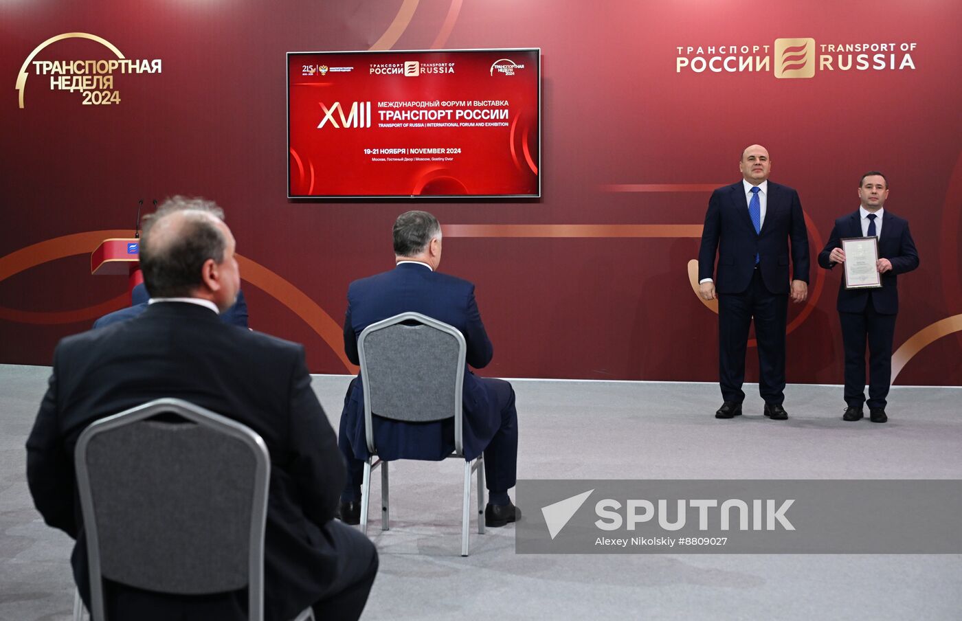 Russia Mishustin Transport Forum